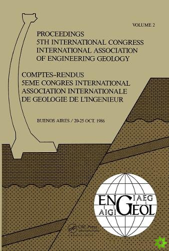 5th Int Congress Int Assoc of Engineering Geology Argen