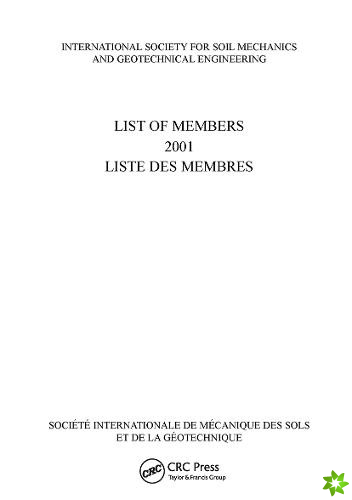 List of Members 2001: ISSMGE