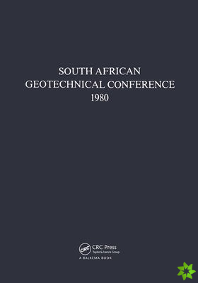 South African geotechnical conference, 1980