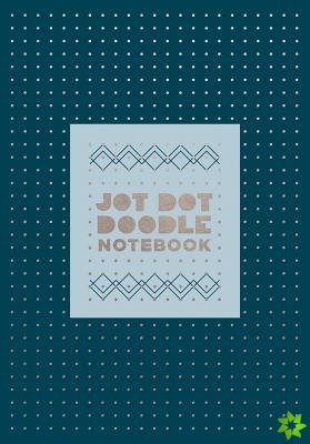 Jot Dot Doodle Notebook (Blue and Silver)