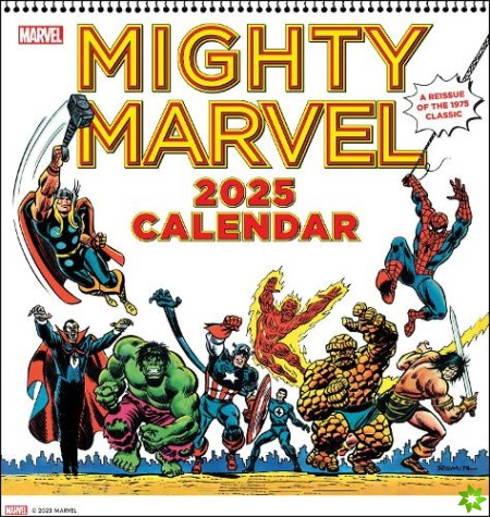 Mighty Marvel 2025 Wall Calendar