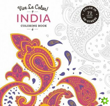 Vive Le Color! India (Coloring Book)