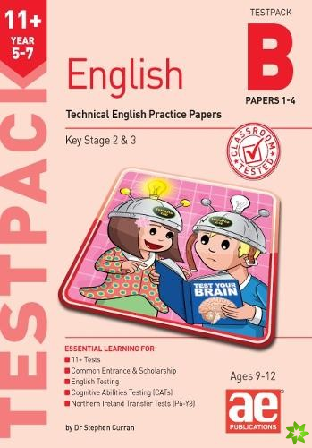 11+ English Year 5-7 Testpack B Practice Papers 1-4