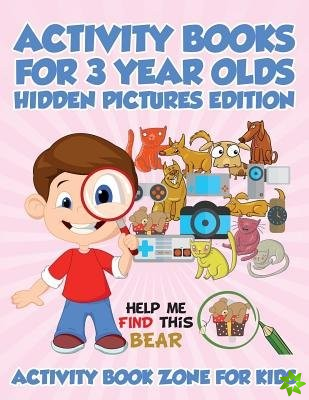 Activity Books For 3 Year Olds Hidden Pictures Edition