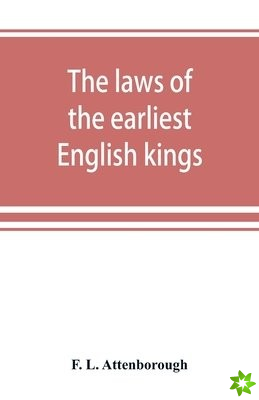laws of the earliest English kings
