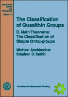 Classification of Quasithin Groups, Volume 2; Main Theorems - The Classification of Simple QTKE-groups