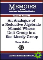 Analogue of a Reductive Algebraic Monoid Whose Unit Group is a Kac-Moody Group