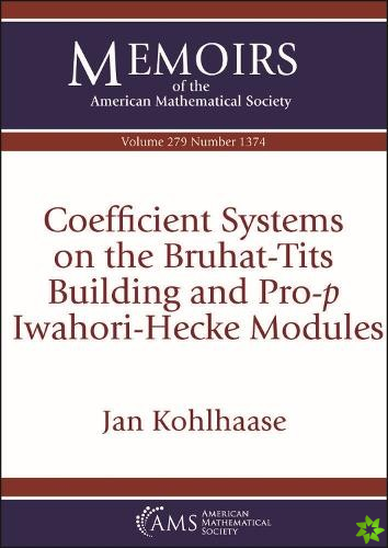 Coefficient Systems on the Bruhat-Tits Building and Pro-$p$ Iwahori-Hecke Modules