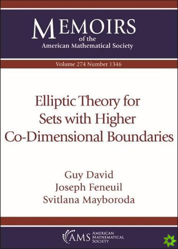 Elliptic Theory for Sets with Higher Co-Dimensional Boundaries
