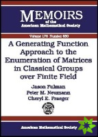 Generating Function Approach to the Enumeration of Matrices in Classical Groups Over Finite Fields