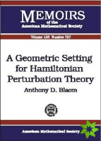 Geometric Setting for Hamiltonian Perturbation Theory