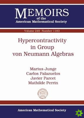Hypercontractivity in Group von Neumann Algebras