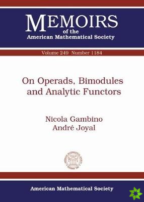 On Operads, Bimodules and Analytic Functors