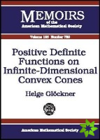 Positive Definite Functions on Infinite-dimensional Convex Cones