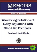 Wandering Solutions of Delay Equations with Sine-like Feedback