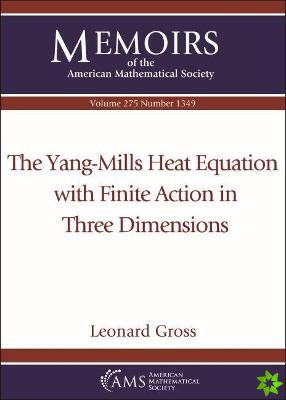 Yang-Mills Heat Equation with Finite Action in Three Dimensions