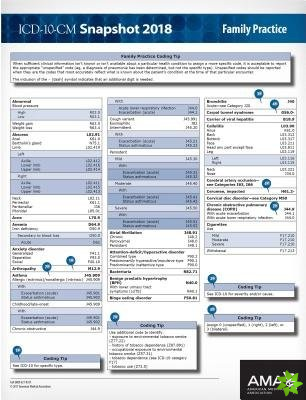 ICD-10-CM 2018 Snapshot Coding Cards: Family Practice