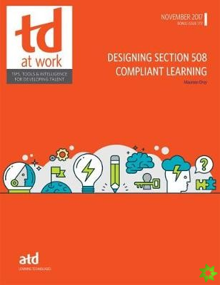 Designing Section 508 Compliant Learning