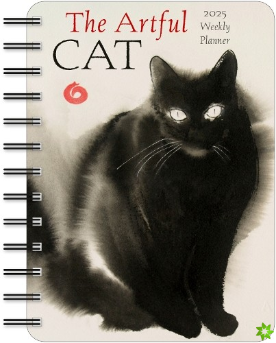 Artful Cat 2025 Weekly Planner Calendar
