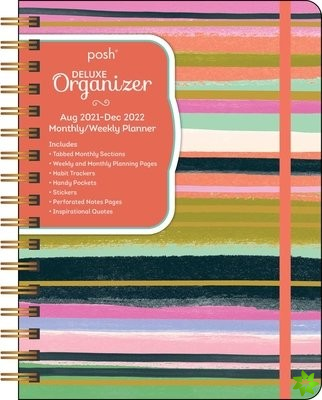 Posh: Deluxe Organizer 17-Month 2021-2022 Monthly/Weekly Planner Calendar