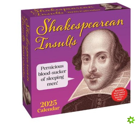 Shakespearean Insults 2025 Day-to-Day Calendar