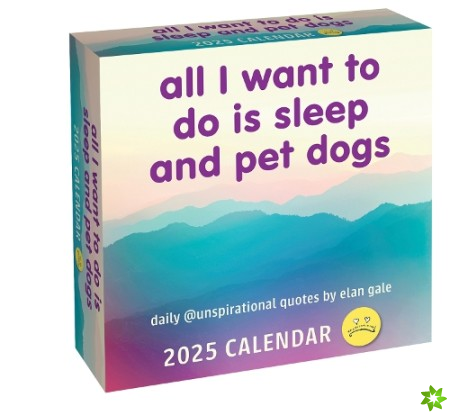 Unspirational 2025 Day-to-Day Calendar