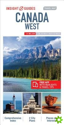 Insight Guides Travel Map Canada West