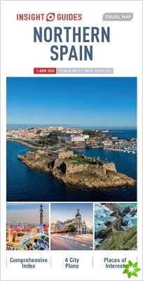 Insight Guides Travel Map Northern Spain (Insight Maps)