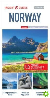 Insight Guides Travel Map Norway