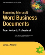 Beginning Microsoft Word Business Documents