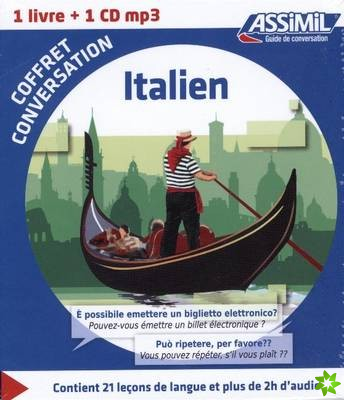 Coffret conversation Italien (guide + 1 CD)