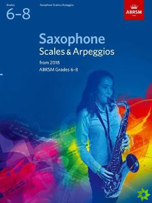 Saxophone Scales & Arpeggios, ABRSM Grades 6-8
