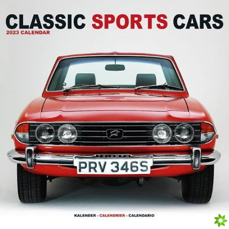 Classic Sports Cars 2023 Wall Calendar