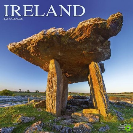 Ireland Calendar 2025 Square Travel Wall Calendar - 16 Month