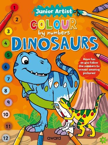 Junior Artist Colour By Numbers: Dinosaurs