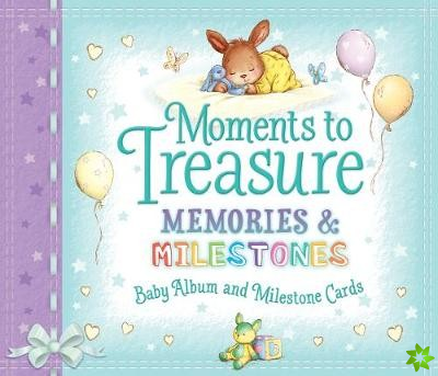 Moments to Treasure Baby Album and Milestone Cards
