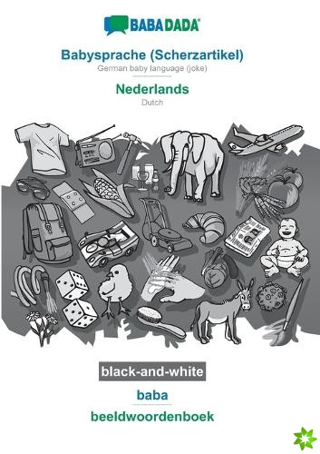 BABADADA black-and-white, Babysprache (Scherzartikel) - Nederlands, baba - beeldwoordenboek