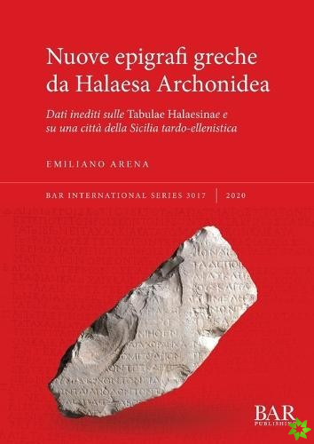 Nuove epigrafi greche da Halaesa Archonidea