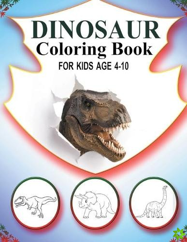 Dinosaur Coloring Book for Kids ages 4-10