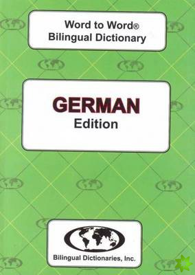English-German & German-English Word-to-Word Dictionary