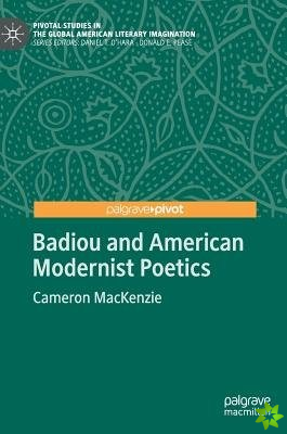 Badiou and American Modernist Poetics