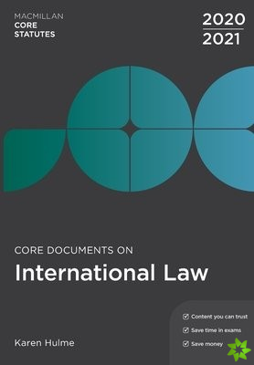 Core Documents on International Law 2020-21