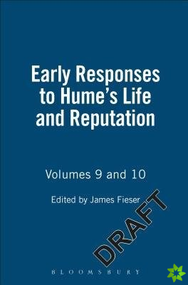 Early Responses to Hume's Life And Reputation