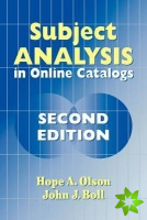 Subject Analysis in Online Catalogs, 2nd Edition