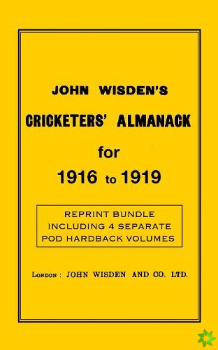 Wisden Cricketers' Almanack 1916 to 1919