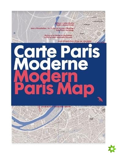 Modern Paris Map