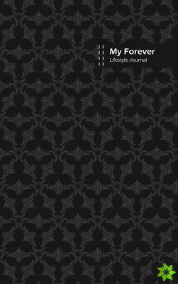 My Forever Lifestyle Journal, Blank Write-in Notebook, Dotted Lines, Wide Ruled, Size (A5) 6 x 9 In (Black)