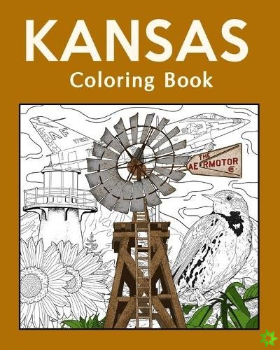 Kansas Coloring Book