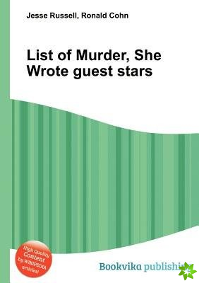 List of Murder, She Wrote Guest Stars