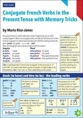 Conjugate French Verbs in the Present Tense with Memory Tricks